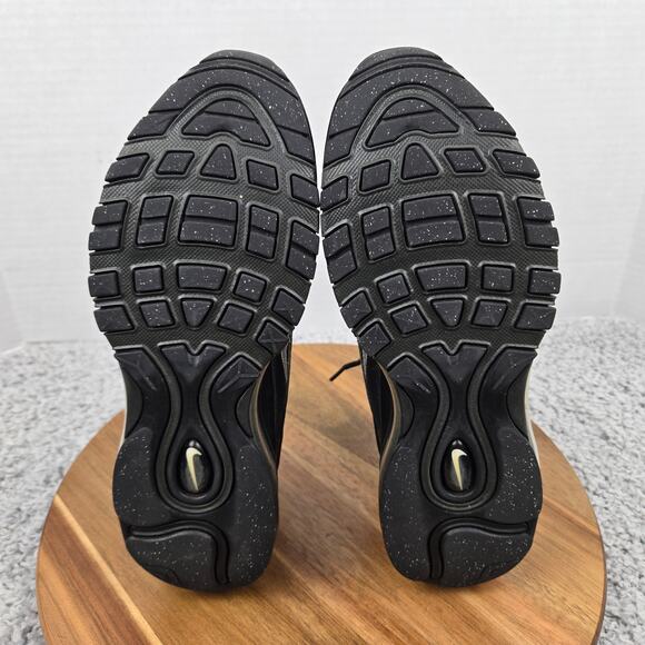 Nike Kid 6.5y Air Max 97 GS Triple Black Casual Lifestyle Daily Athletic Sneaker - Picture 9 of 13